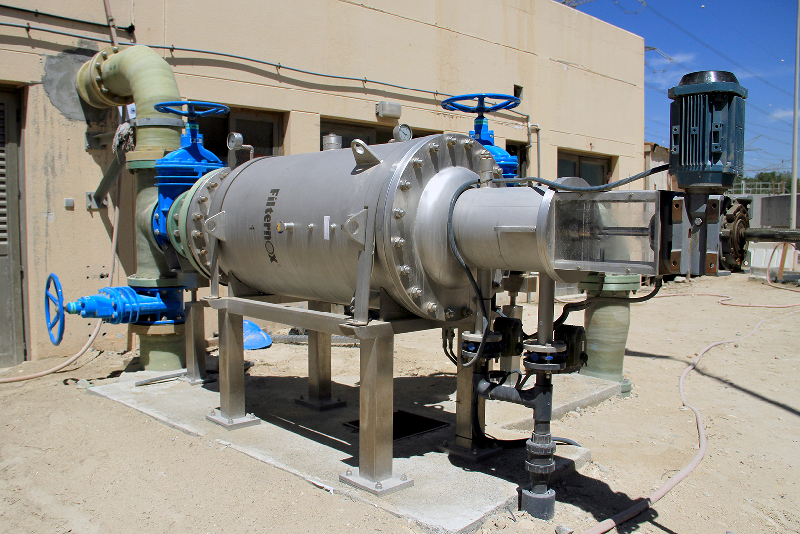 One of the largest Filternox filters for landscaping application