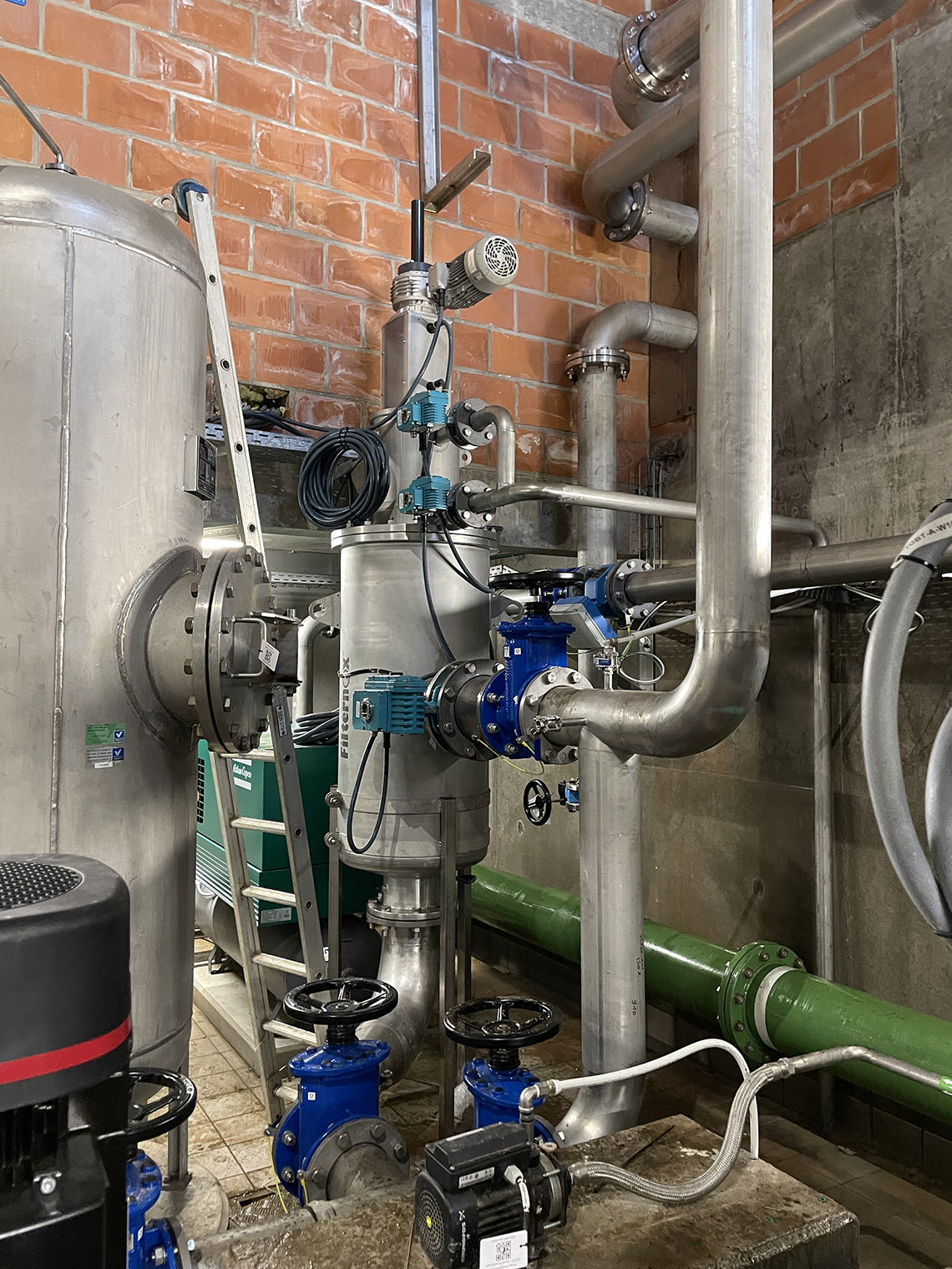 Well water filtration for drinking water in Belgium