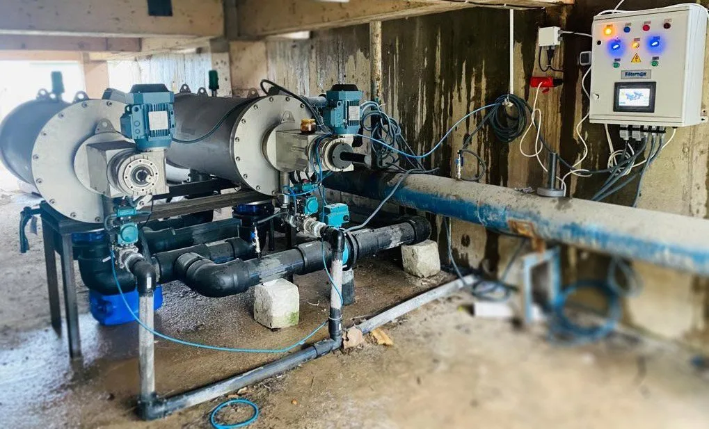 Filternox NTU Terminator filtration system for cement plant