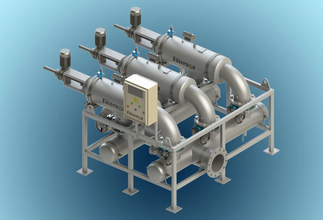 Automatic Self-Cleaning Filter system for cooling water filtration in Steel Industry