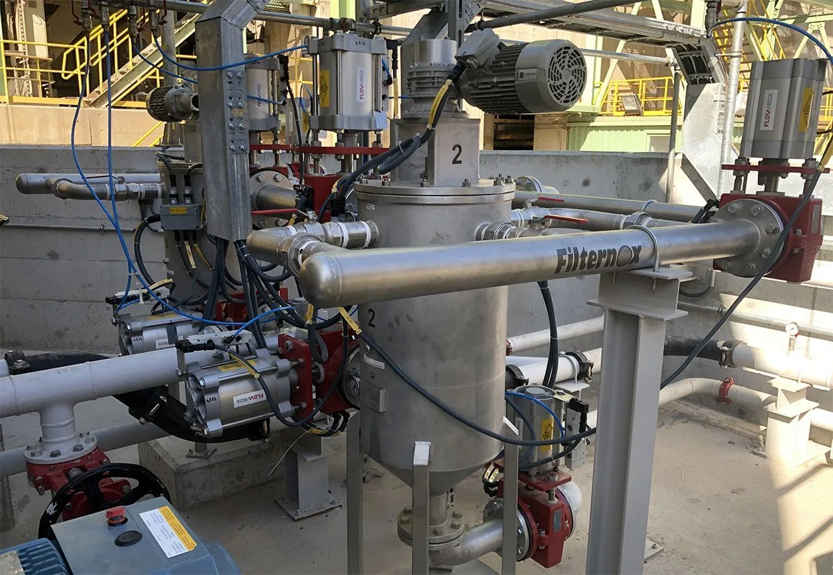 Special production filtration system for mining industry