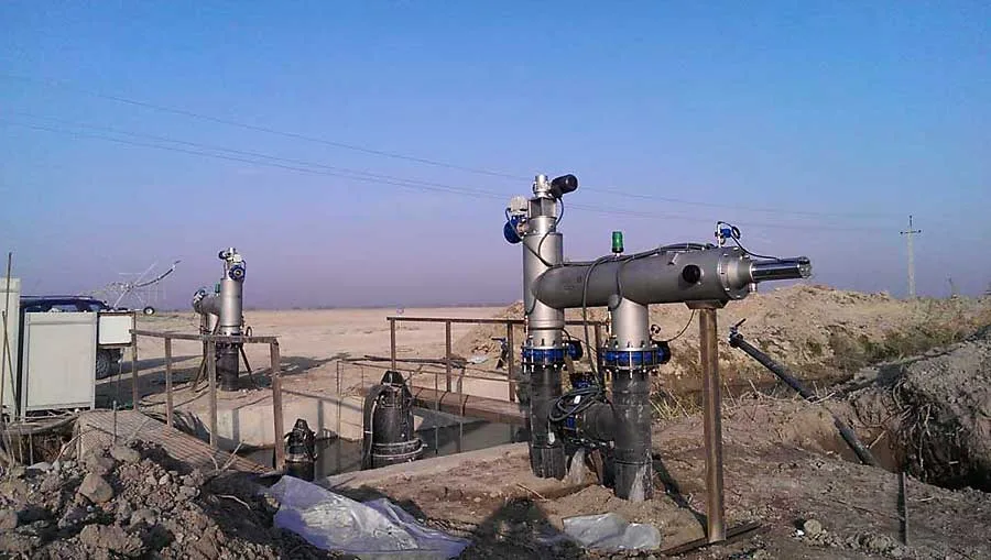 River water filtration in Kazakhstan