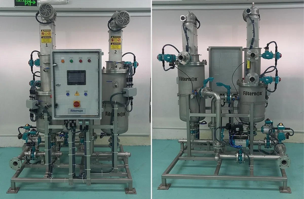 Sea water filtration prior to reverse osmosis unit